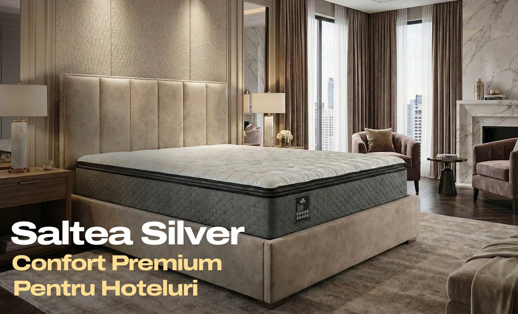 Saltea Silver, 200x190x33cm