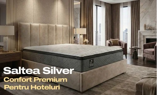 Saltea Silver, 200x190x33cm