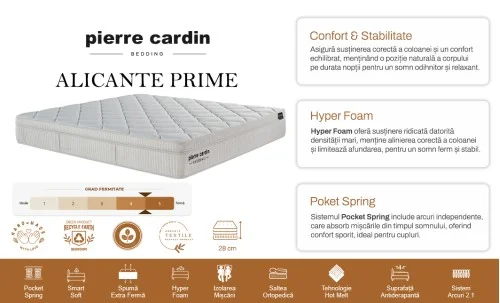  Pierre Cardin - Saltea Alicante Prime 180x200