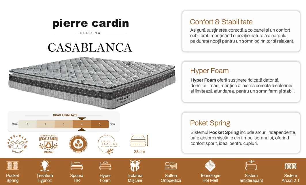  Pierre Cardin - Saltea Casablanca 200x200 5