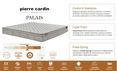  Pierre Cardin - Saltea Palais 160x200
