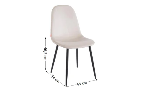 Set Masă Living cu 4 Scaune KJD6315 Bej