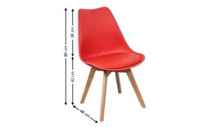 Scaun Living J900 Rosu