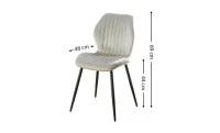 Scaun Living Tapitat KJC104 Bej 2