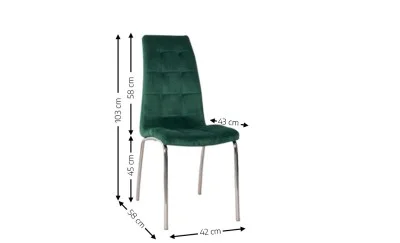 Scaun Living F630 Verde