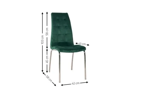 Scaun Living F630 Verde