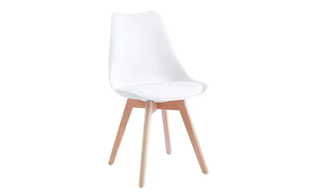 Set Masă Living SL673 Albă cu 6 Scaune de Living J900 Albe 4