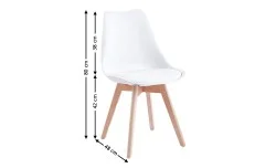 Scaun Living J900 Alb