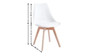 Scaun Living J900 Alb