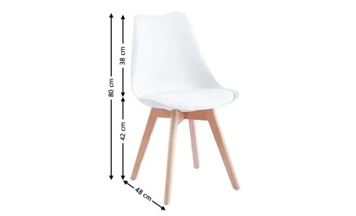 Scaun Living J900 Alb