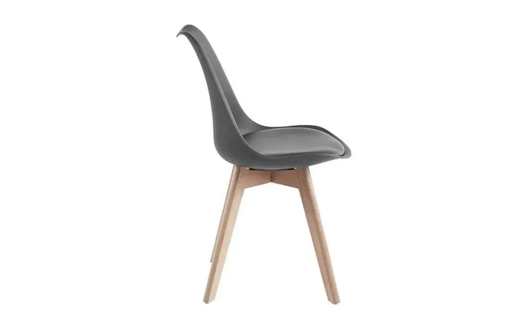 Set Masă Living SL673 Albă cu 6 Scaune de Living J900 Gri 6