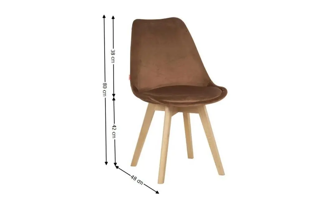 Set Masă Living SL673 Albă cu 6 Scaune de Living J901 Maro 4