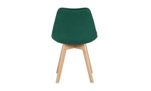 Set Masă Living SL673 Albă cu 6 Scaune de Living J901 Verde