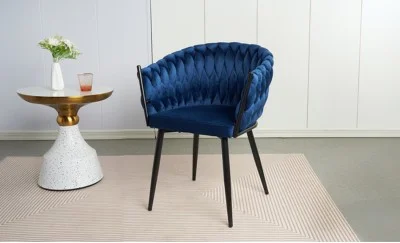 Scaun Living Tapitat KJC11 Albastru