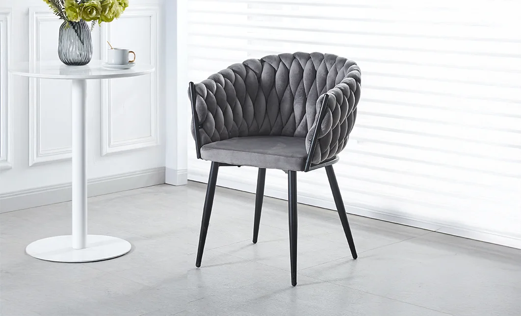 Scaun Living Tapitat KJC11 Gri