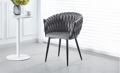 Scaun Living Tapitat KJC11 Gri