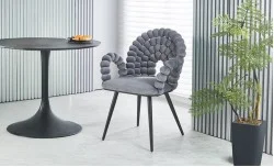 Scaun Living Tapitat KJC376 Gri