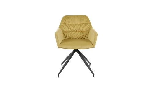 Scaun Living Tapitat KJC4345 Mustar