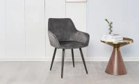 Scaun Living KJC4343, Gri deschis