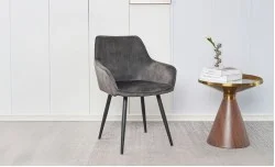 Scaun Living KJC4343, Gri deschis