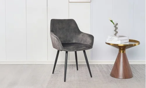 Scaun Living KJC4343, Gri deschis