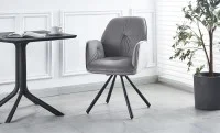 Scaun Living Rotativ KJC80 Gri