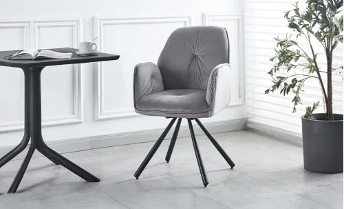 Scaun Living Rotativ KJC80 Gri