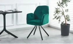 Scaun Living Rotativ KJC80 Verde
