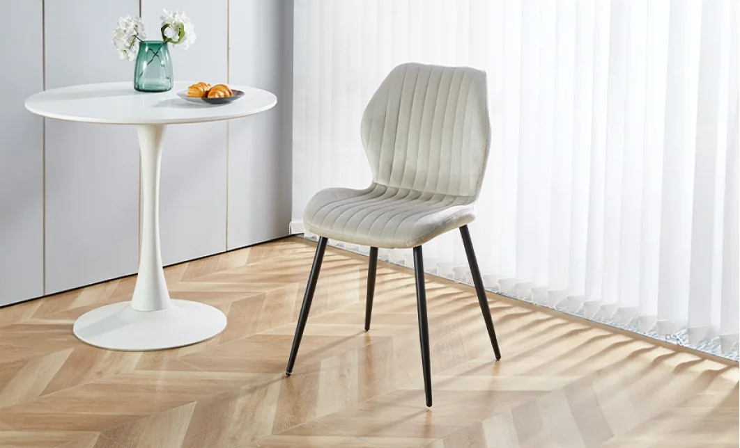 Scaun Living Tapitat KJC104 Bej