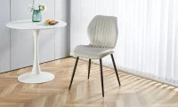 Scaun Living Tapitat KJC104 Bej
