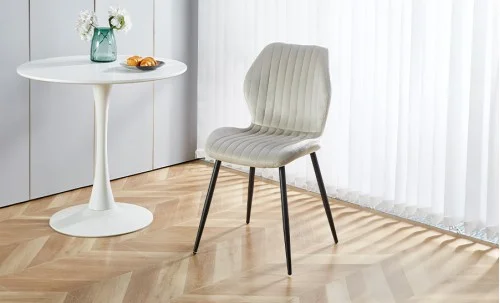Scaun Living Tapitat KJC104 Bej