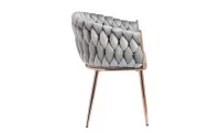 Scaun Living Tapitat KJC16 Gri 3