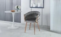 Scaun Living Tapitat KJC16 Gri