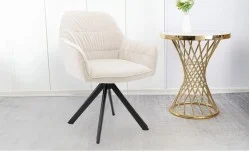 Scaun Living Tapitat KJC3846 Bej