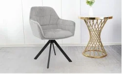 Scaun Living Tapitat KJC3846 Gri