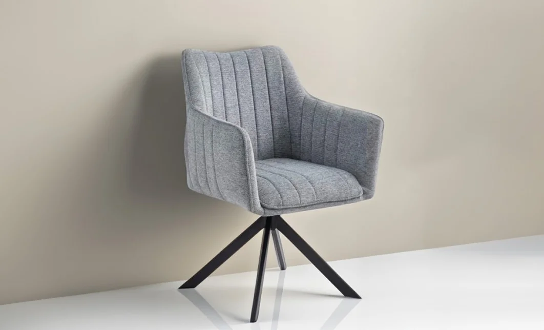 Scaun Living Tapitat KJC385 Gri