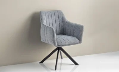 Scaun Living Tapitat KJC385 Gri