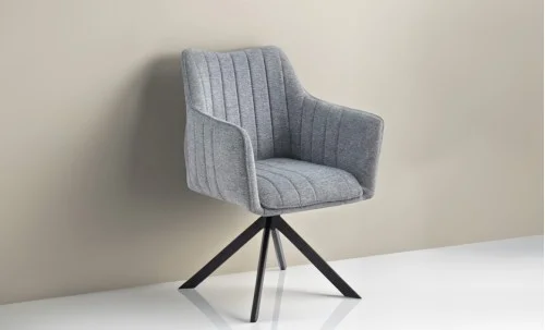 Scaun Living Tapitat KJC385 Gri