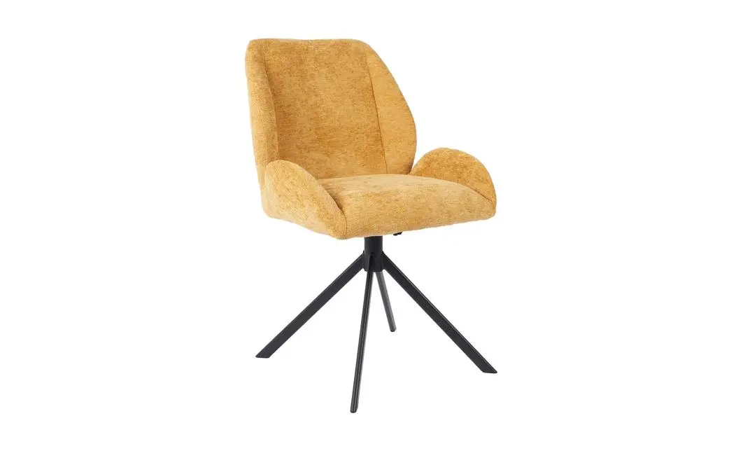 Scaun Living Tapitat KJC4347 Galben 3