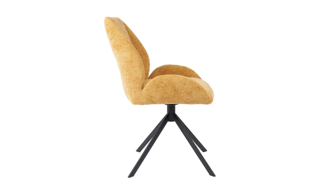 Scaun Living Tapitat KJC4347 Galben 4