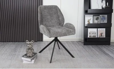 Scaun Living Tapitat KJC4347 Gri