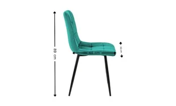 Scaun Living Tapitat KJC37 Verde