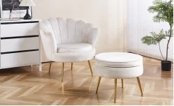 Set Marbella Fotoliu cu Masuta Living KJL214 Bej