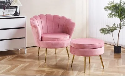 Set Marbella Fotoliu cu Masuta Living KJL214 Roz