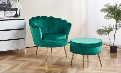 Set Marbella Fotoliu cu Masuta Living KJL214 Verde