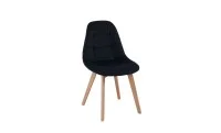 Set Masa Rotunda DT08 Albă cu 4 Scaune KJC5304 Negre 2