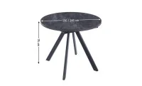 Set Masă Living Extensibilă Set Masă Extensibilă DTW0902MBE Gri cu 2 Scaune J265 Maro 3