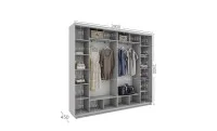 Dulap Personalizat Usi Glisante, 280 x 240 x 45