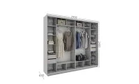 Dulap Personalizat Usi Glisante, 290 x 240 x 45