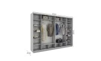 Dulap Personalizat Usi Glisante, 350 x 240 x 45 1